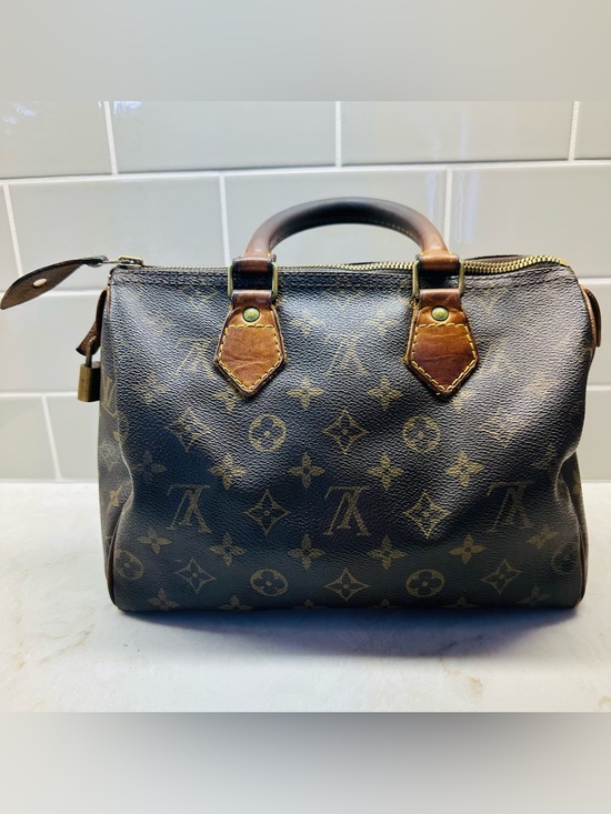 Louis Vuitton Handbags - Vintage Louis Vuitton Monogram Speedy-style handbag, 10" W × 7" H × 7" D